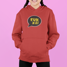 Load image into Gallery viewer, Fun X2 Twins Sisters Kids Matching Hoodies -KidsFashionVilla
