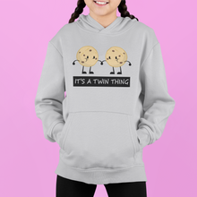 Load image into Gallery viewer, Its A Twin Thing Twins Sisters Kids Matching Hoodies -KidsFashionVilla
