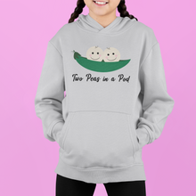 Load image into Gallery viewer, Two Peas In A Pod Twins Sisters Kids Matching Hoodies -KidsFashionVilla

