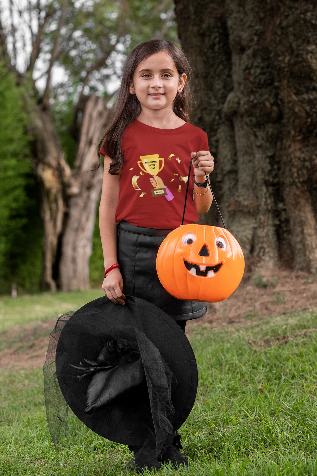 Best Sister Of The Year Half Sleeves T-Shirt For Girls -KidsFashionVilla