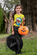 Load image into Gallery viewer, Cute Cartoon Half Sleeves T-Shirt For Girls -KidsFashionVilla
