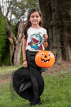 Cute Cartoon Half Sleeves T-Shirt For Girls -KidsFashionVilla