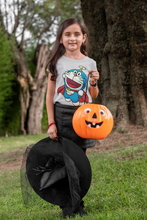 Load image into Gallery viewer, Cute Cartoon Half Sleeves T-Shirt For Girls -KidsFashionVilla
