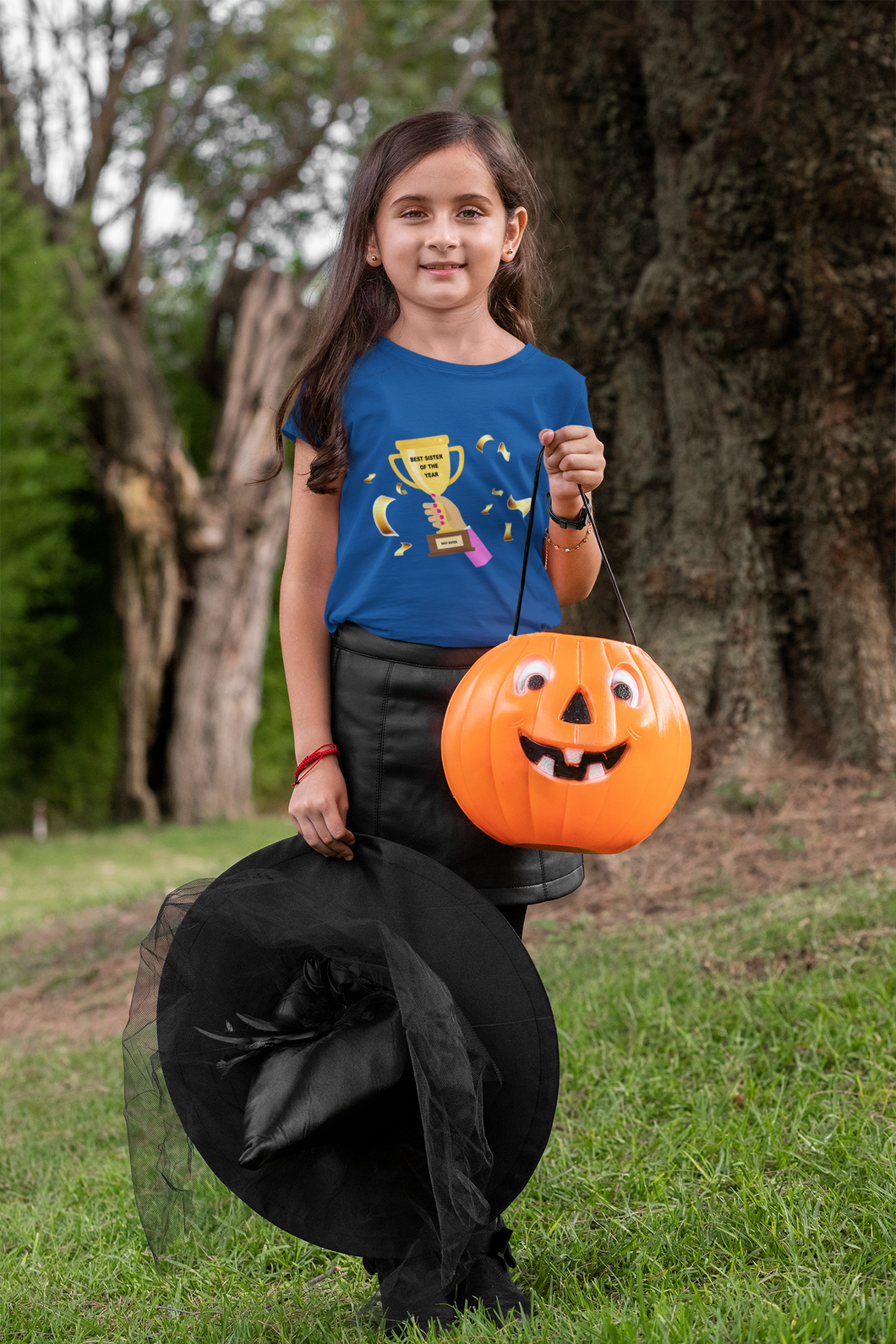 Best Sister Of The Year Half Sleeves T-Shirt For Girls -KidsFashionVilla
