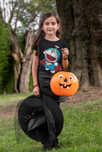 Load image into Gallery viewer, Cute Cartoon Half Sleeves T-Shirt For Girls -KidsFashionVilla
