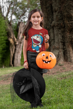 Load image into Gallery viewer, Cute Cartoon Half Sleeves T-Shirt For Girls -KidsFashionVilla
