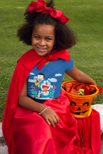 Load image into Gallery viewer, Cute Cartoon Half Sleeves T-Shirt For Girls -KidsFashionVilla

