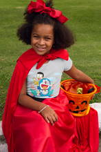 Load image into Gallery viewer, Cute Cartoon Half Sleeves T-Shirt For Girls -KidsFashionVilla
