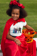 Load image into Gallery viewer, Cute Princess Half Sleeves T-Shirt For Girls -KidsFashionVilla
