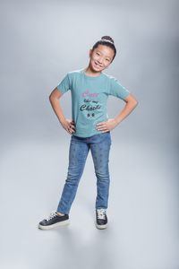 Cute Like My Chachi Half Sleeves T-Shirt For Girls -KidsFashionVilla