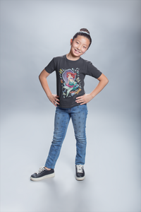 Cute Princess Half Sleeves T-Shirt For Girls -KidsFashionVilla