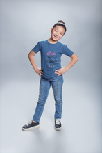 Load image into Gallery viewer, Cute Like My Chachi Half Sleeves T-Shirt For Girls -KidsFashionVilla
