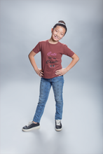 Load image into Gallery viewer, Cute Like My Chachi Half Sleeves T-Shirt For Girls -KidsFashionVilla

