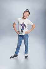 Load image into Gallery viewer, Messi Half Sleeves T-Shirt For Girls -KidsFashionVilla
