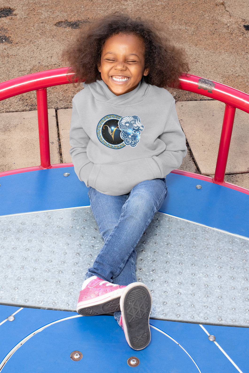 Aries Zodiac Sign Girl Hoodies-KidsFashionVilla