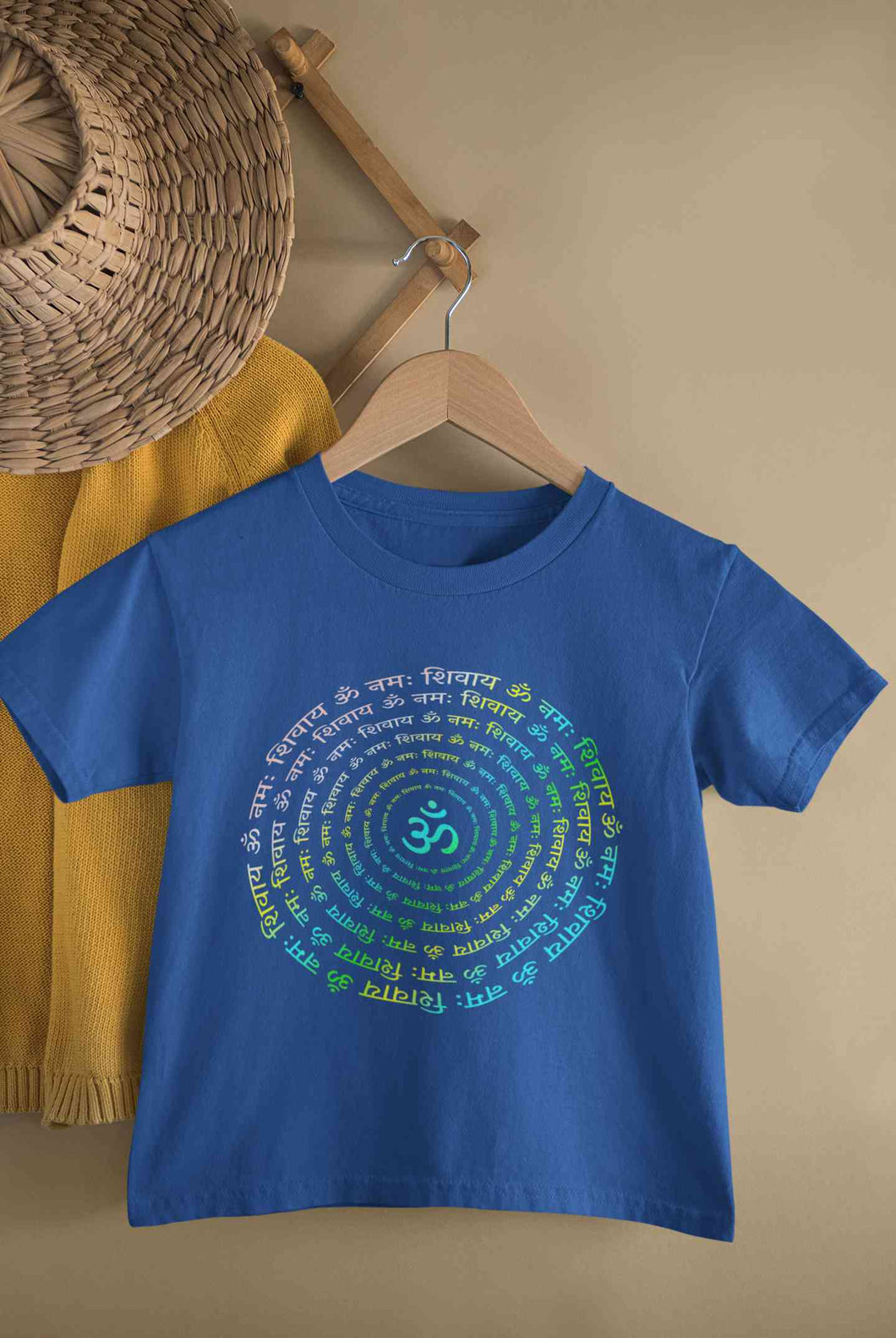 Om Namah Shivay Maha Shivratri Half Sleeves T-Shirt for Boy-KidsFashionVilla