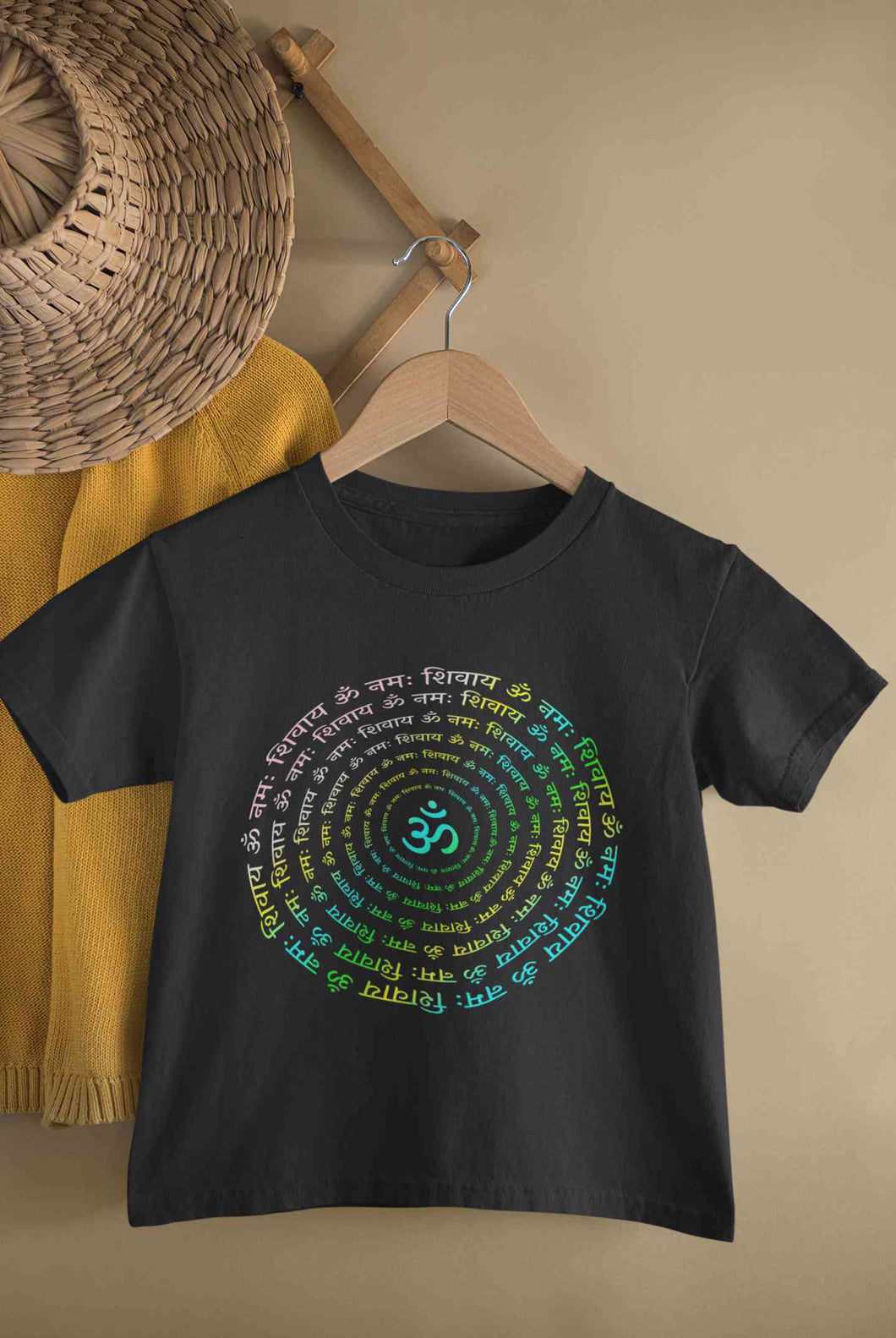 Om Namah Shivay Maha Shivratri Half Sleeves T-Shirt for Boy-KidsFashionVilla
