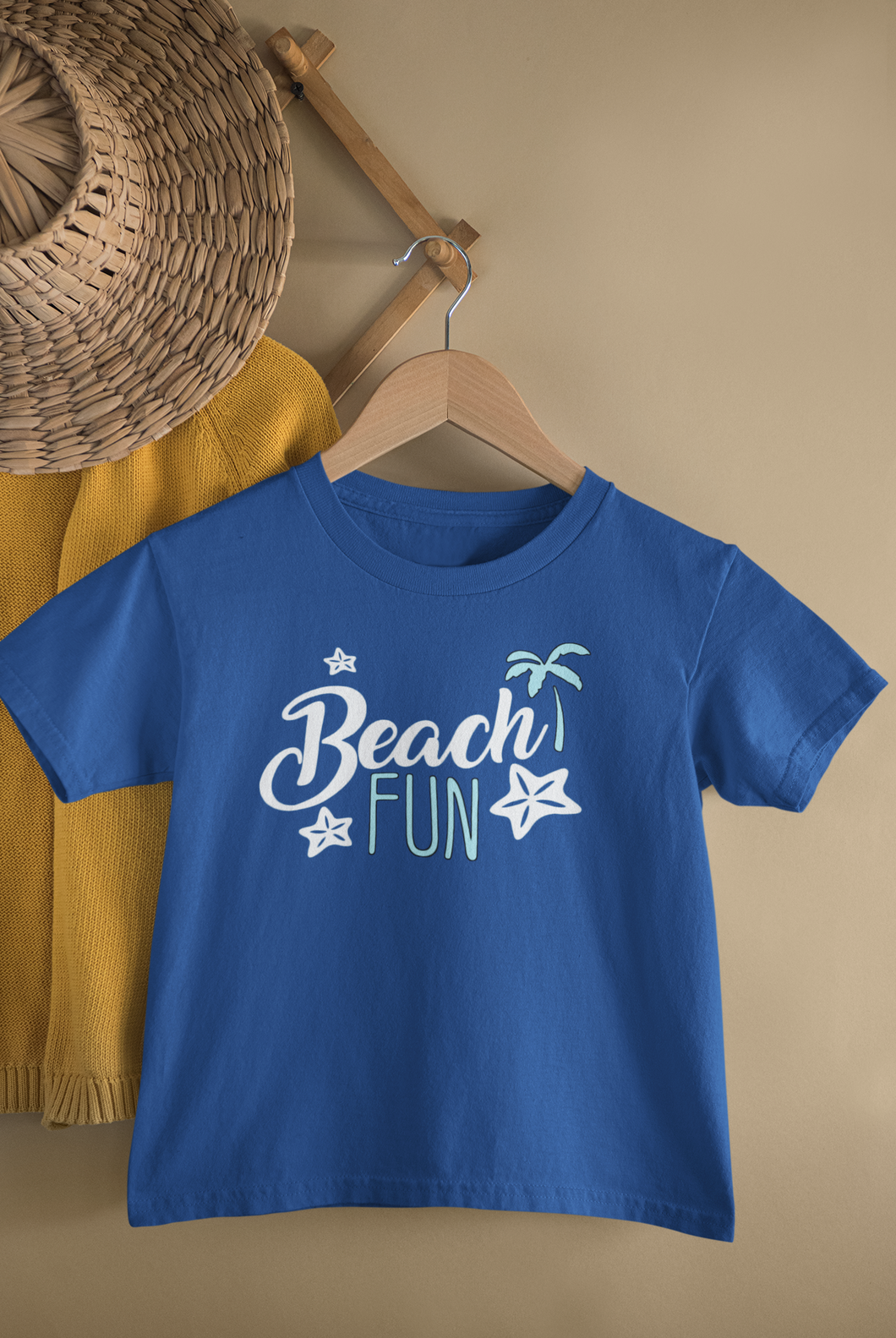 Beach Fun Half Sleeves T-Shirt for Boy-KidsFashionVilla