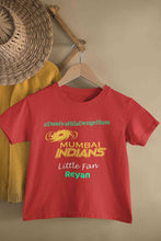 Load image into Gallery viewer, Custom Name IPL MI Mumbai Indians Duniya Hila Denge Hum Boy Half Sleeves T-Shirt for Boy-KidsFashionVilla
