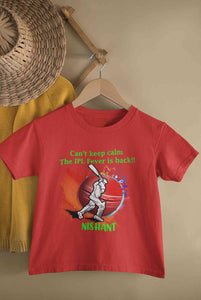 Custom Name Can Not Keep Calm IPL Half Sleeves T-Shirt for Boy-KidsFashionVilla
