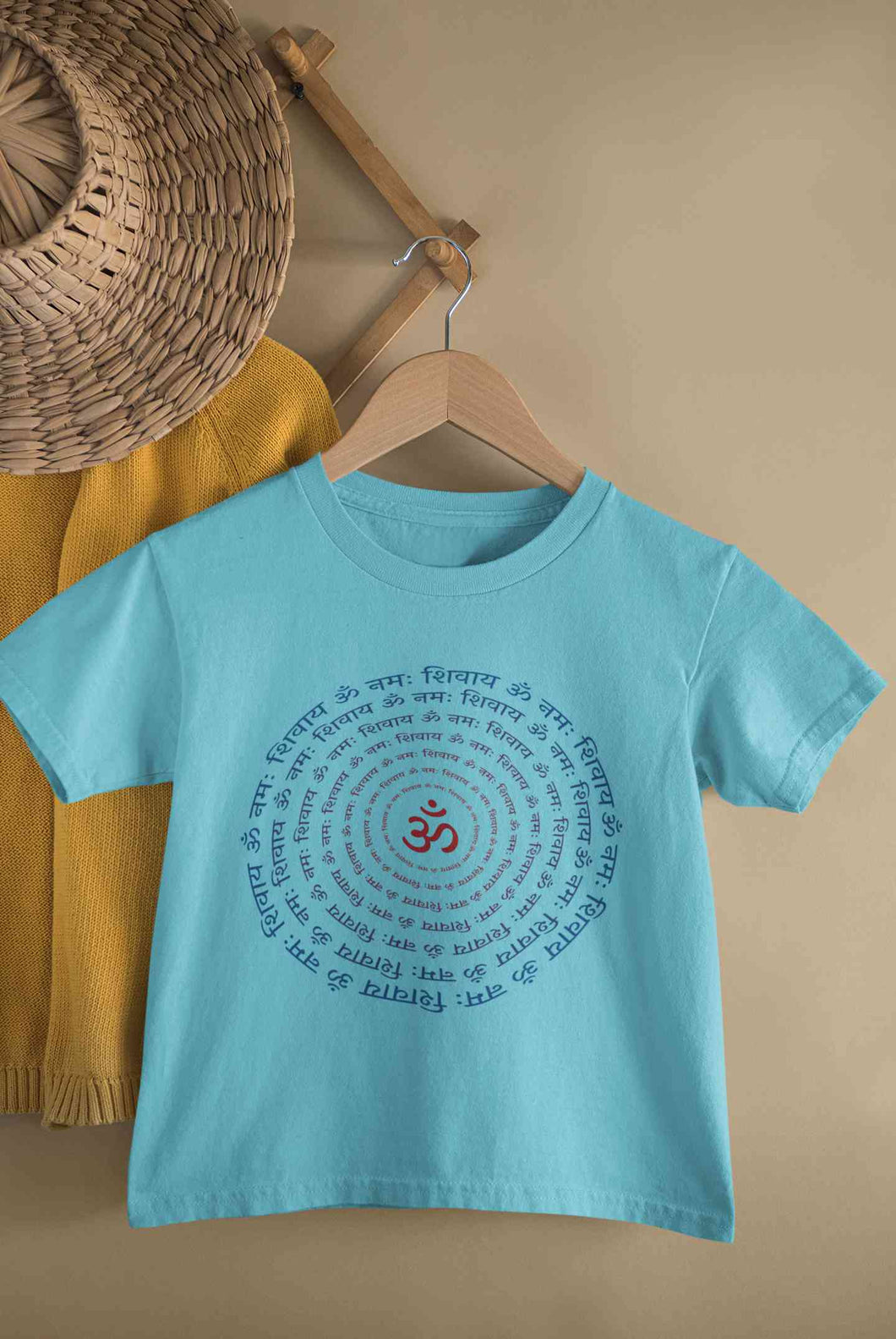 Om Namah Shivay Maha Shivratri Half Sleeves T-Shirt for Boy-KidsFashionVilla