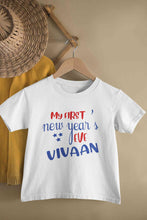 Load image into Gallery viewer, Customized Name My First New Year Half Sleeves T-Shirt for Boy-KidsFashionVilla

