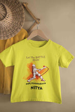 Load image into Gallery viewer, Custom Name IPL Fever Half Sleeves T-Shirt For Girls -KidsFashionVilla
