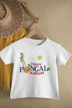 Load image into Gallery viewer, Custom Name Happy Pongal Half Sleeves T-Shirt for Boy-KidsFashionVilla
