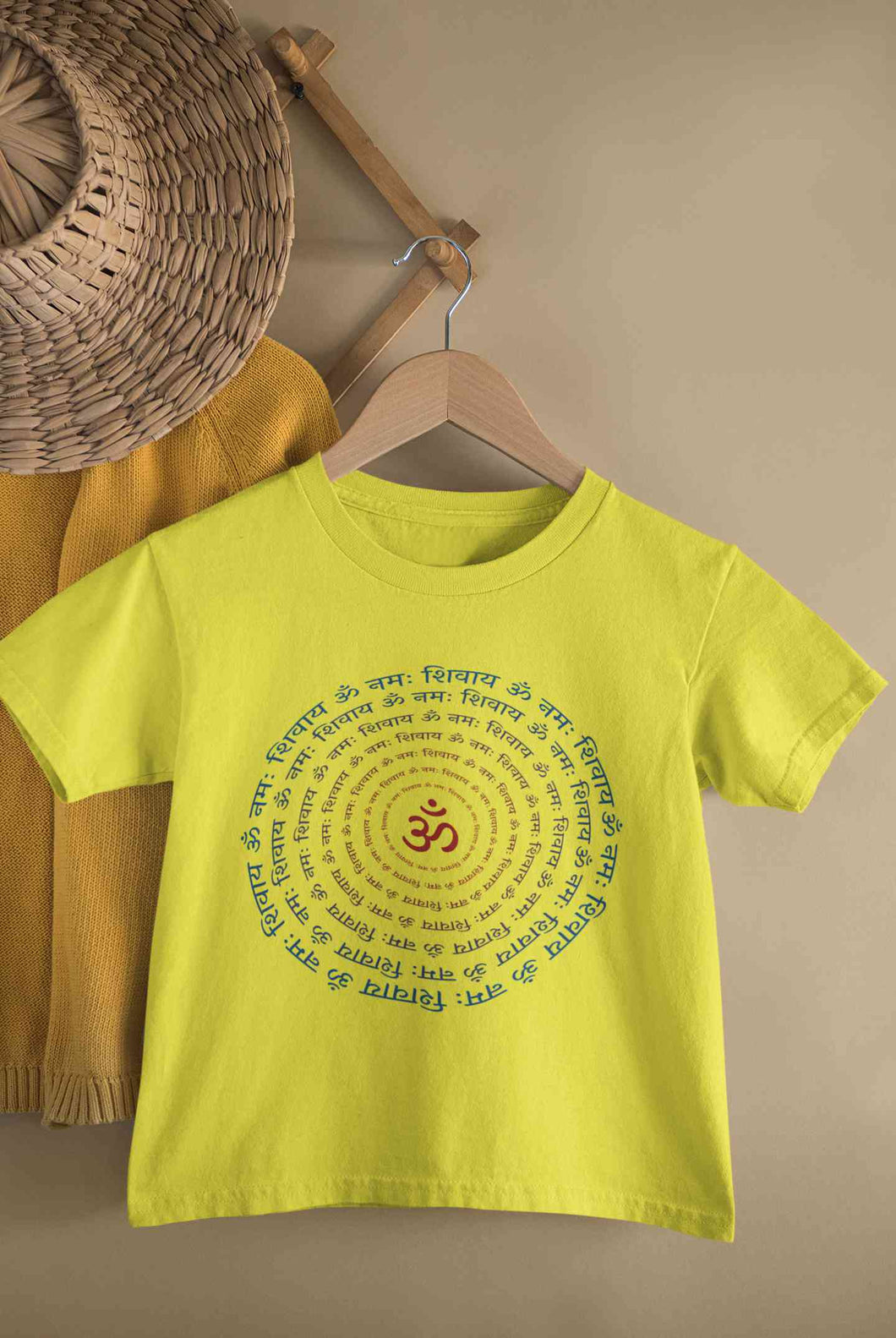 Om Namah Shivay Maha Shivratri Half Sleeves T-Shirt for Boy-KidsFashionVilla