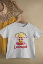 Load image into Gallery viewer, Custom Name Little Goddess Navratri Half Sleeves T-Shirt For Girls -KidsFashionVilla
