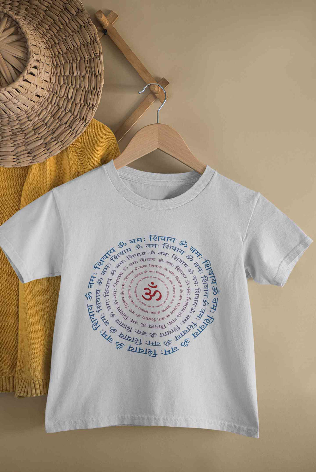 Om Namah Shivay Maha Shivratri Half Sleeves T-Shirt for Boy-KidsFashionVilla