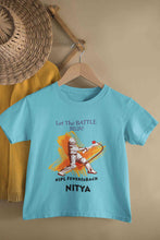 Load image into Gallery viewer, Custom Name IPL Fever Half Sleeves T-Shirt For Girls -KidsFashionVilla
