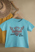Load image into Gallery viewer, Custom Name IPL SRH Sunrisers Hyderabad Little Fan Half Sleeves T-Shirt For Girls -KidsFashionVilla
