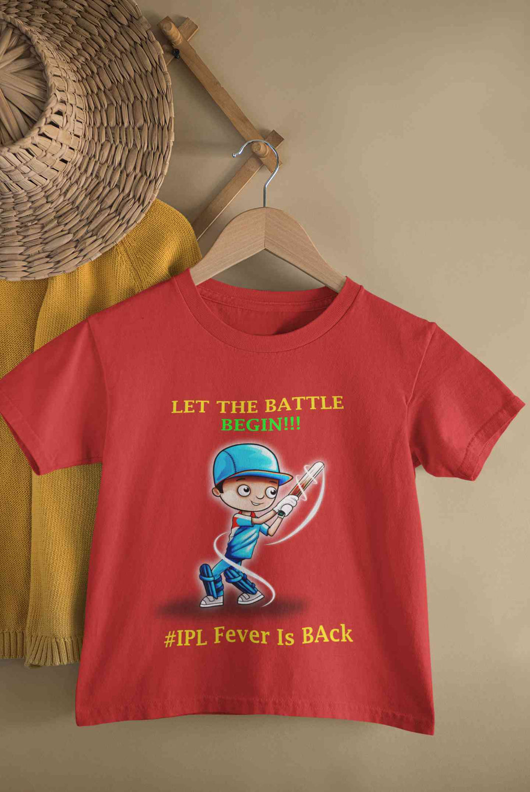 IPL Fever Is Back Half Sleeves T-Shirt for Boy-KidsFashionVilla