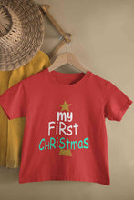 Load image into Gallery viewer, My First Christmas Half Sleeves T-Shirt for Boy-KidsFashionVilla
