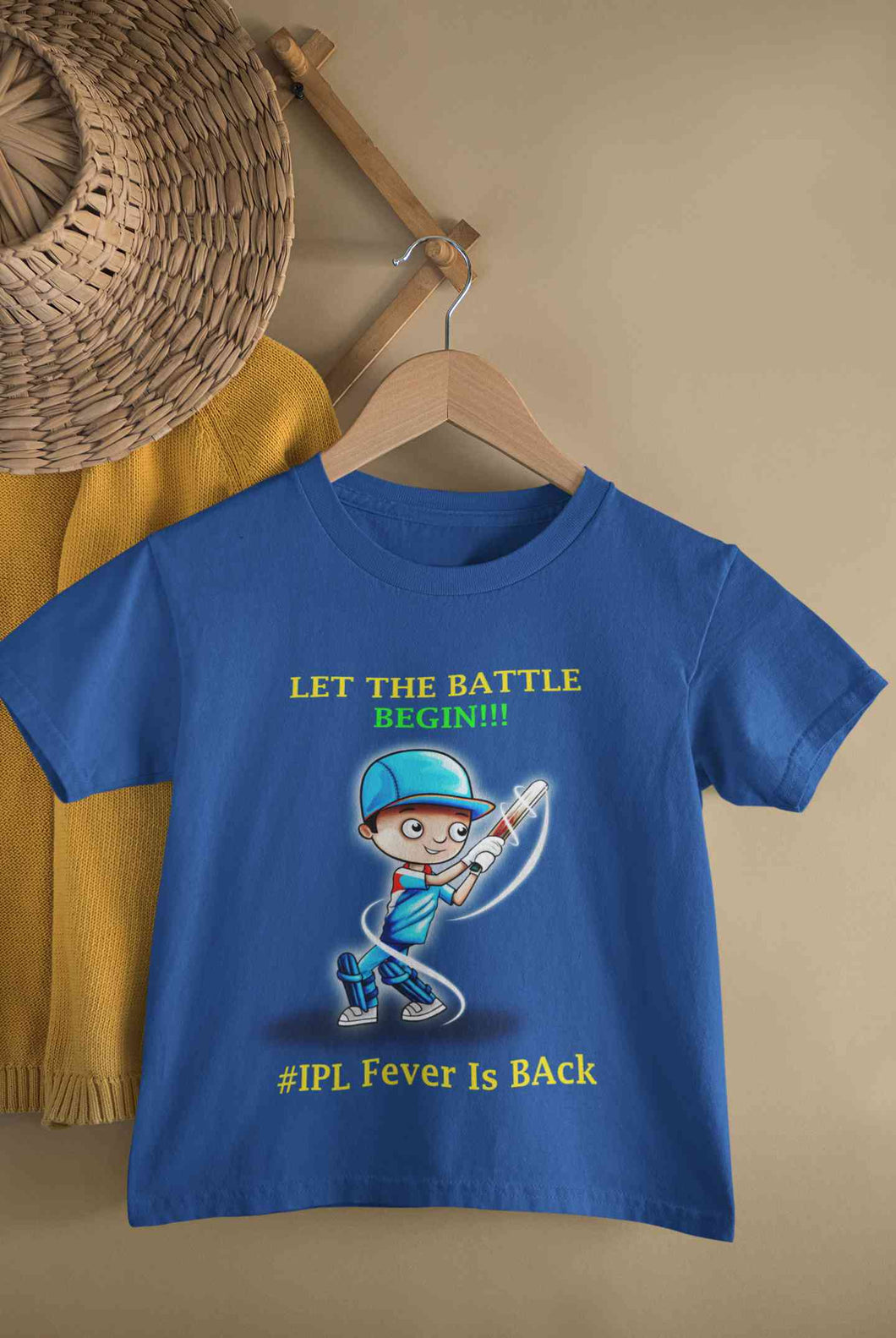 IPL Fever Is Back Half Sleeves T-Shirt For Girls -KidsFashionVilla
