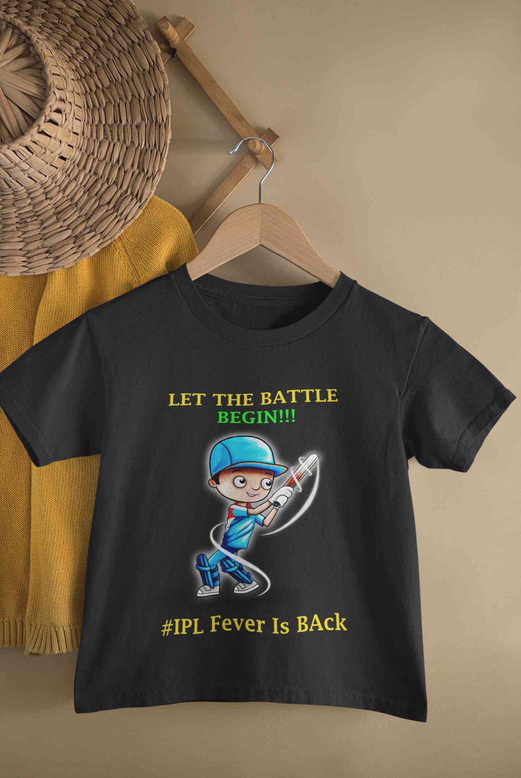 IPL Fever Is Back Half Sleeves T-Shirt For Girls -KidsFashionVilla