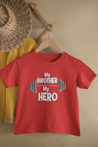 My Angel My Hero Matching Brother Sister Kid Half Sleeves T-Shirts -KidsFashionVilla