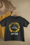 Custom Name Its Happy Ugadi Half Sleeves T-Shirt for Boy-KidsFashionVilla