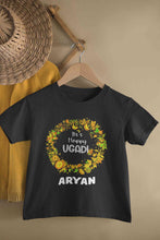 Load image into Gallery viewer, Custom Name Its Happy Ugadi Half Sleeves T-Shirt for Boy-KidsFashionVilla
