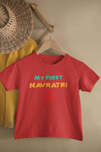 Load image into Gallery viewer, My First Navratri Half Sleeves T-Shirt for Boy-KidsFashionVilla

