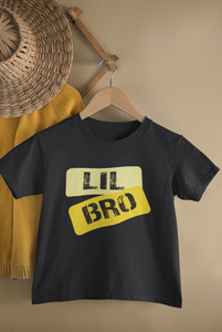 Lil Bro Big Bro Matching Kids Half Sleeves T-Shirts -KidsFashionVilla