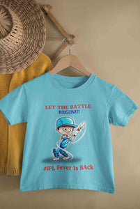 IPL Fever Is Back Half Sleeves T-Shirt for Boy-KidsFashionVilla