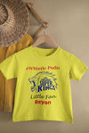 Custom Name IPL CSK Chennai Super Kings Whistle Podu Half Sleeves T-Shirt for Boy-KidsFashionVilla