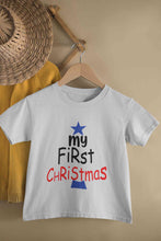Load image into Gallery viewer, My First Christmas Half Sleeves T-Shirt for Boy-KidsFashionVilla
