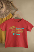 Load image into Gallery viewer, Custom Name IPL MI Mumbai Indians Little Fan Half Sleeves T-Shirt for Boy-KidsFashionVilla
