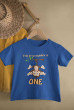 Load image into Gallery viewer, Little Monkey Is One First Birthday Half Sleeves T-Shirt for Boy-KidsFashionVilla
