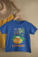 Load image into Gallery viewer, Custom Name Time For Pongal Half Sleeves T-Shirt for Boy-KidsFashionVilla
