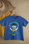 Custom Name Mahashivratri With Mumma & Papa Half Sleeves T-Shirt for Boy-KidsFashionVilla