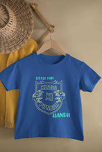 Load image into Gallery viewer, Custom Name IPL PBKS Punjab Super Kings Little Fan Half Sleeves T-Shirt for Boy-KidsFashionVilla
